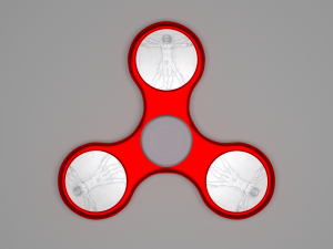 spinner toy 3D 模型