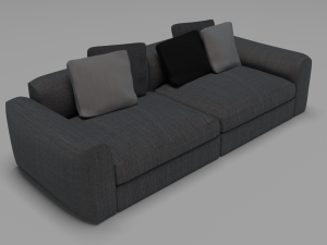 Poliform dune 2 couch modules 3D Model