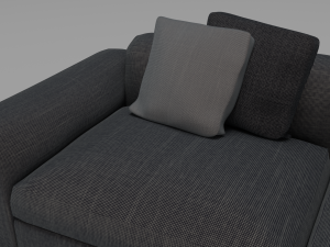 Poliform dune 2 couch modules Model 3D