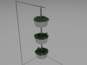 Vaso pendurado Bittergurka Modelo 3D