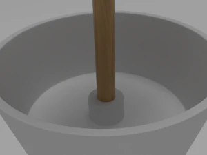 Bittergurka hang plant pot 3D Model