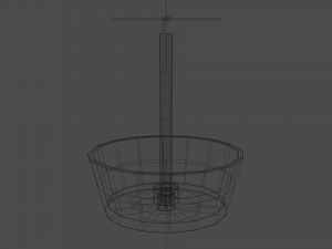 Bittergurka hang plant pot 3D Model