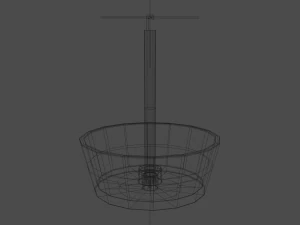 Bittergurka hang plant pot 3D Model