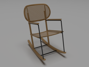 Gronadal rocking chair 3D 모델
