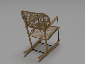 Gronadal rocking chair 3D 모델