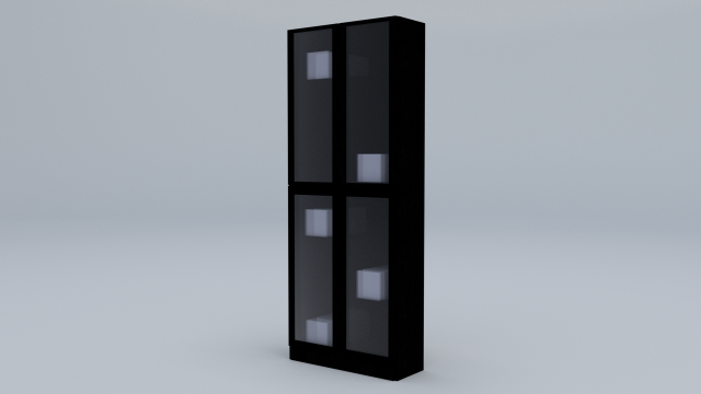 Billy bookcase 80x202cm 3Dモデル .c4d .max .obj .3ds .fbx .stl .blend 