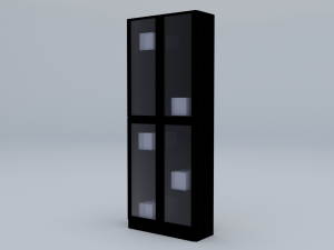 Billy bookcase 80x202cm Modello 3D
