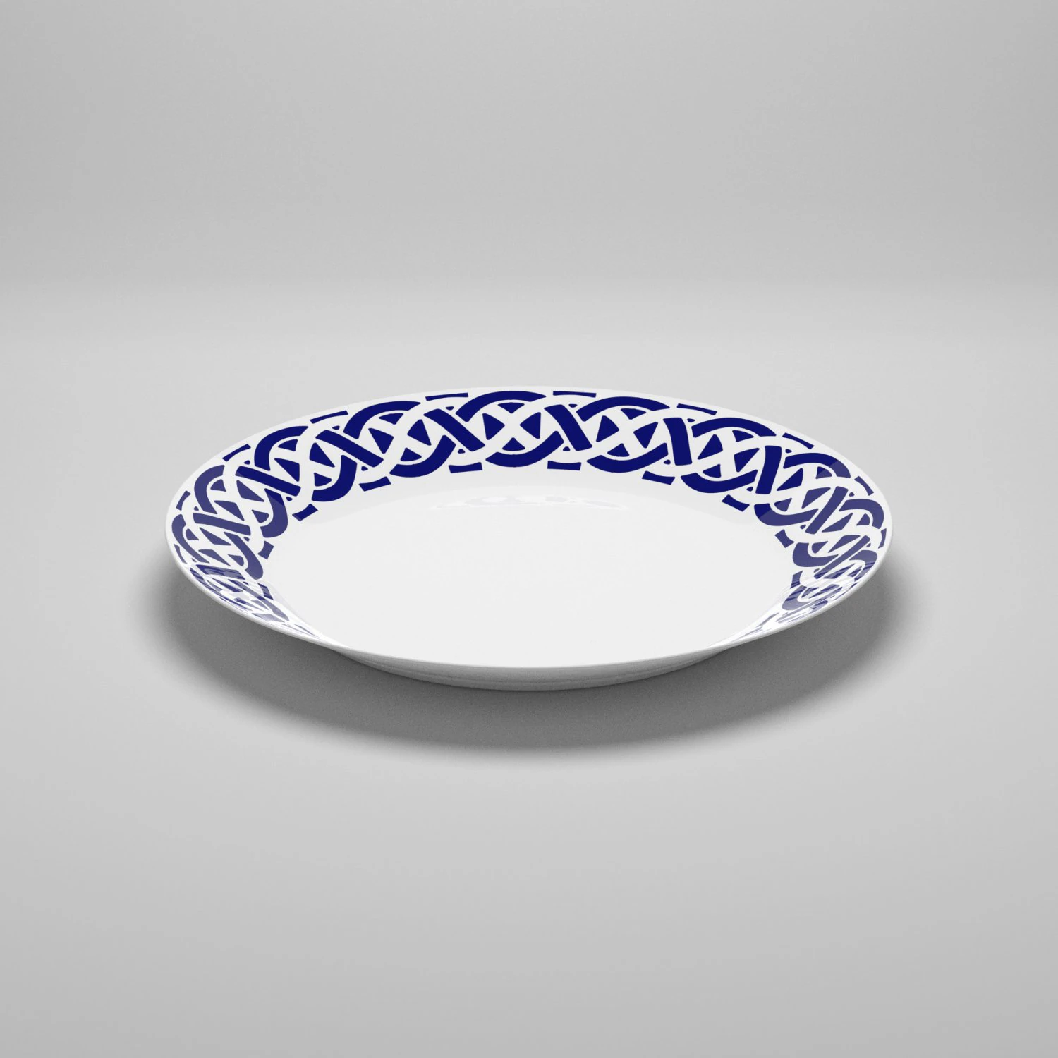 Framed flat plate by sargadelos 3D Model .c4d .max .obj .3ds .fbx .stl .blend