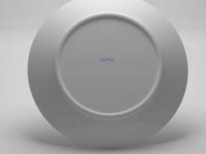 Framed flat plate by sargadelos 3D 模型