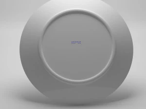 Framed flat plate by sargadelos 3D Model