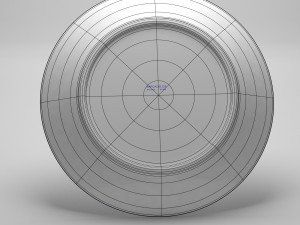 Framed flat plate by sargadelos 3D 模型
