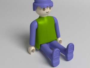 playmobil toy man 3D 模型