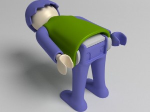 playmobil toy man 3D 模型
