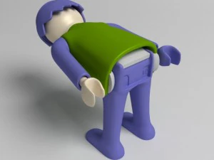 playmobil toy man 3D Model