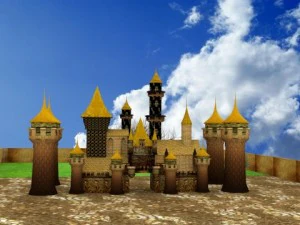 किला 3D मॉडल