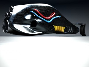 space grenade Model 3D