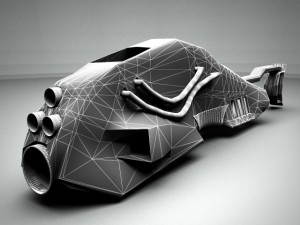space grenade Model 3D
