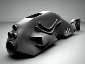 space grenade Model 3D