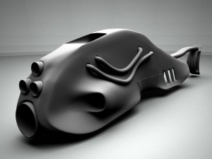 space grenade Model 3D