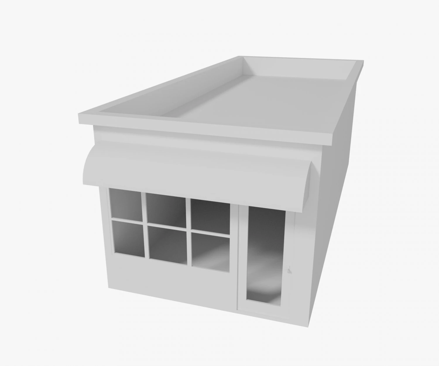 small store 2 3D Model .c4d .max .obj .3ds .fbx .stl .blend 