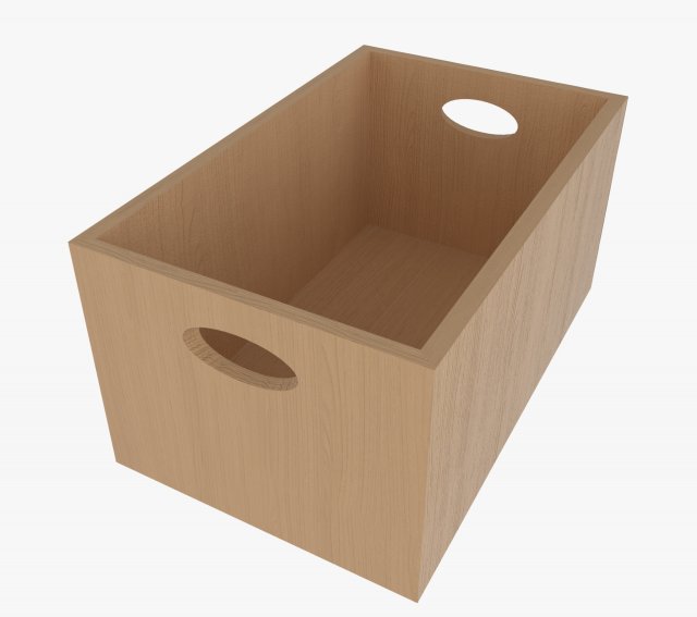wooden box 3Dモデル .c4d .max .obj .3ds .fbx .stl .blend