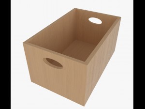 wooden box 3D Model