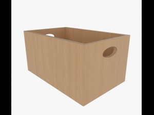 wooden box 3Dモデル