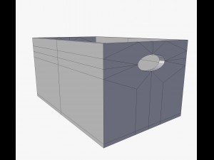wooden box 3Dモデル