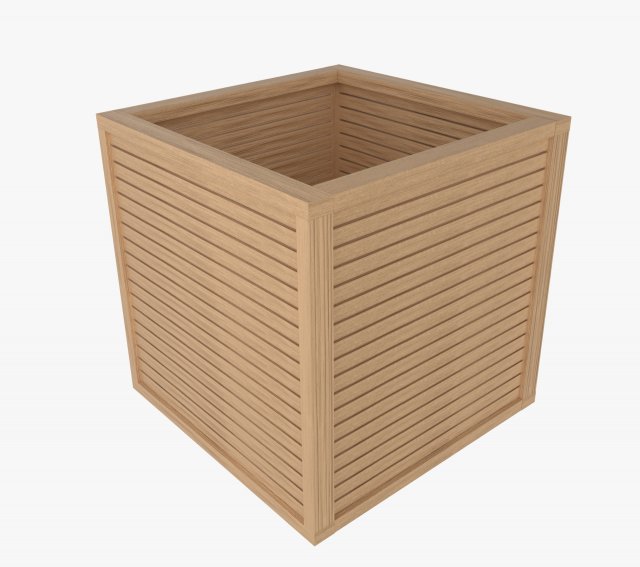 box wooden Modelo 3D .c4d .max .obj .3ds .fbx .stl .blend 