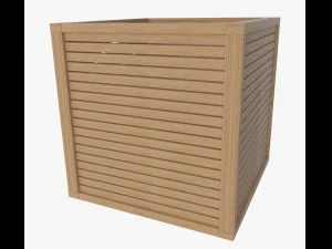 box wooden 3D Model