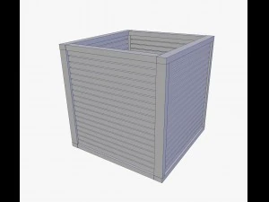 box wooden 3D Model
