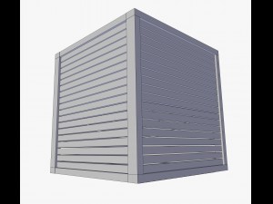 box wooden Modelo 3D