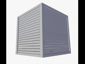 box wooden 3D Model