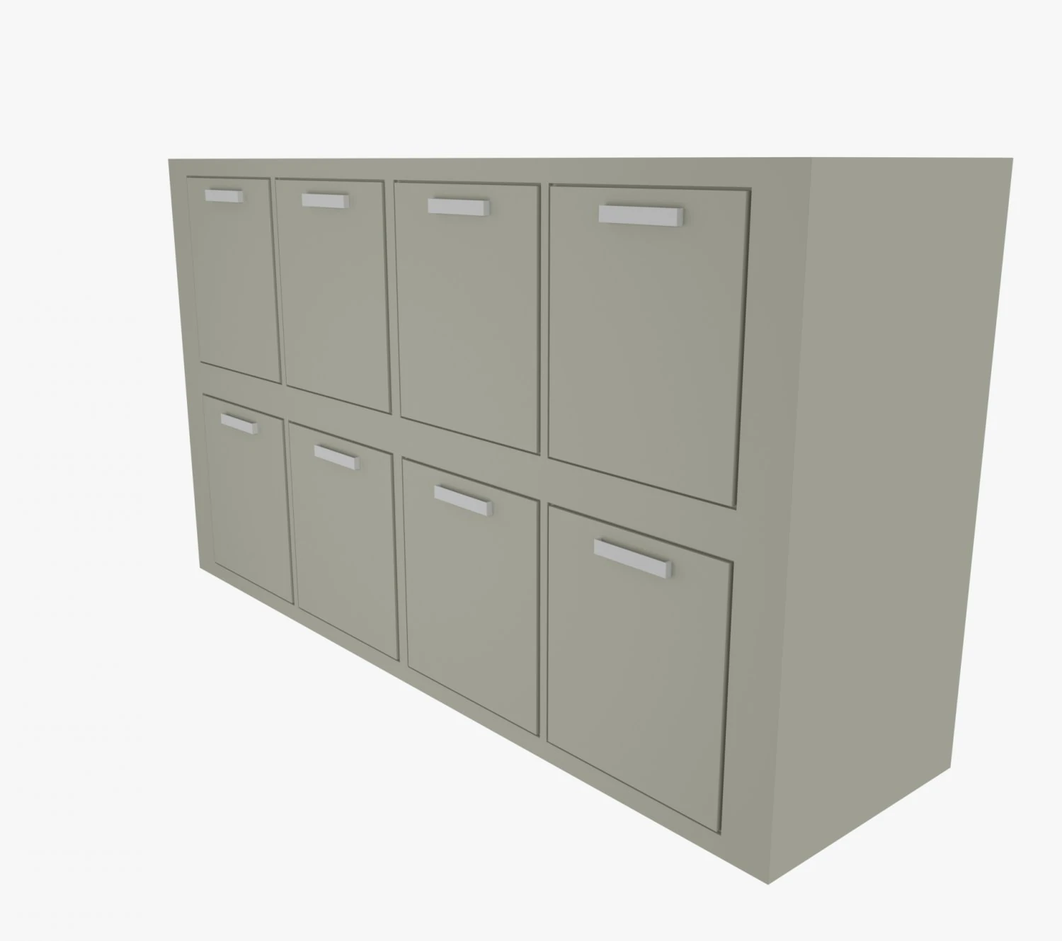 gro&szlig;er Schrank 3D Modell .c4d .max .obj .3ds .fbx .stl .blend 