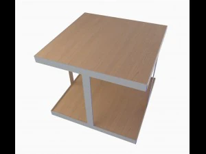 industrial square table 3D Model