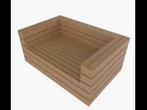 街头沙发 3D 模型