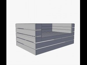 街头沙发 3D 模型