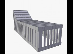 lounger 3D Model