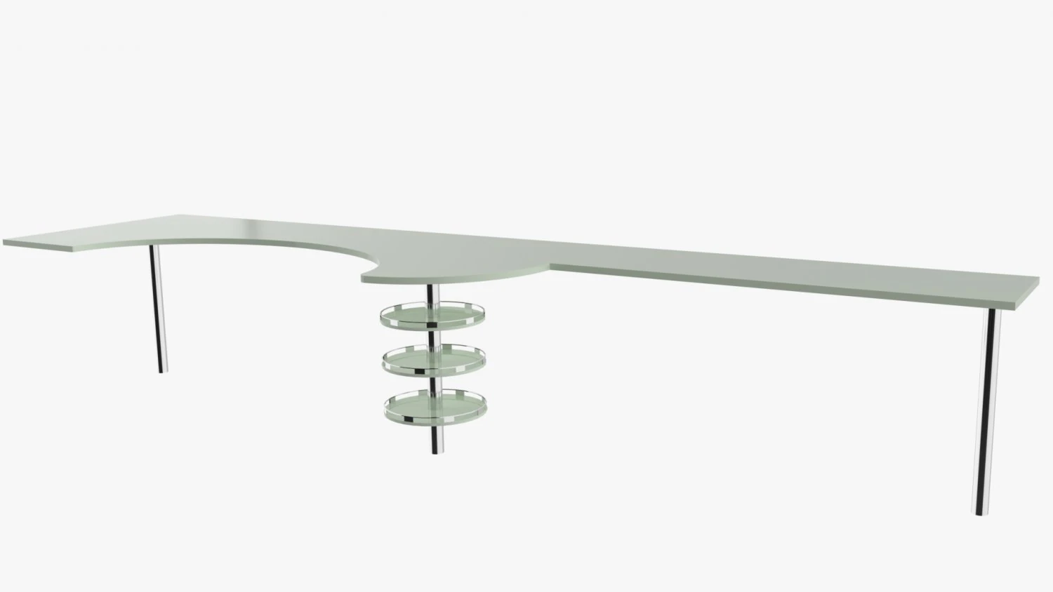 kitchen table 3D Model .c4d .max .obj .3ds .fbx .stl .blend 