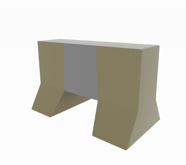 road barrier Modello 3D .c4d .max .obj .3ds .fbx .stl .blend 