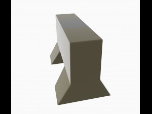 road barrier Modello 3D