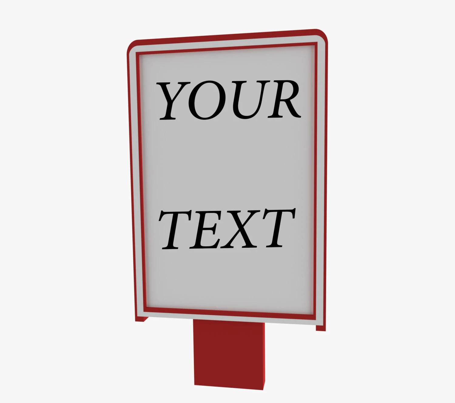 sign 3D Model .c4d .max .obj .3ds .fbx .stl .blend 