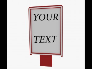 sign 3D Model