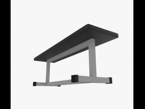 gym bench 3D 模型