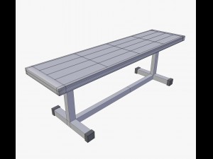 gym bench 3D 模型