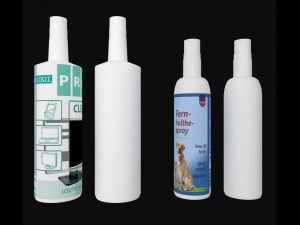 spray bottle Modèle 3D