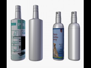 spray bottle 3Dモデル