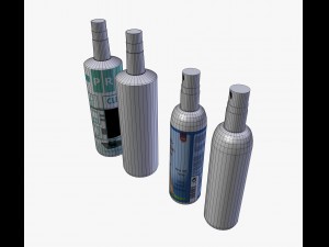 spray bottle 3Dモデル