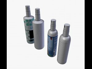 spray bottle 3D Model