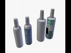 spray bottle 3Dモデル